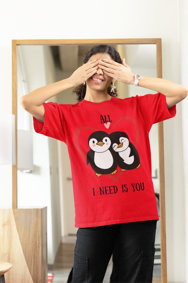 All I Need Is You Couple Tshirt - Pack of 2