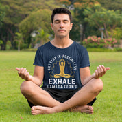 Breathe in Possibilities Exhale Limitations - Half Sleeve T-Shirt For Men