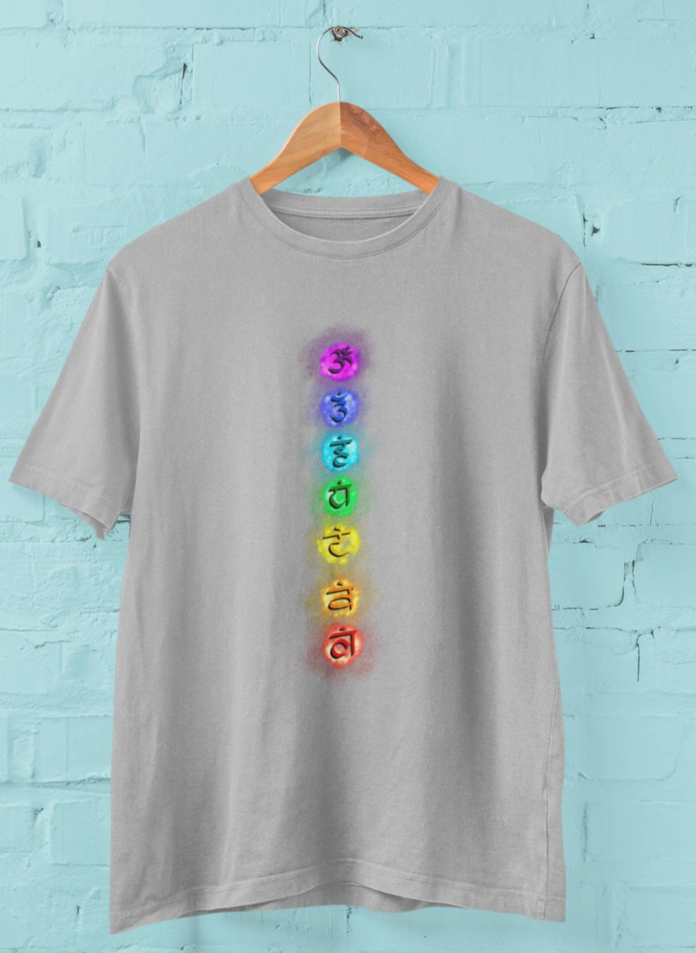 Chakras Balance - Half Sleeve T-Shirt For Men