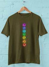 Chakras Balance - Half Sleeve T-Shirt For Men