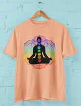 Chakra Silhouette - Half Sleeve T-Shirt For Women