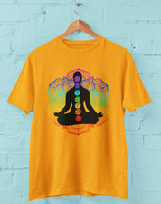 Chakra Silhouette - Half Sleeve T-Shirt For Women