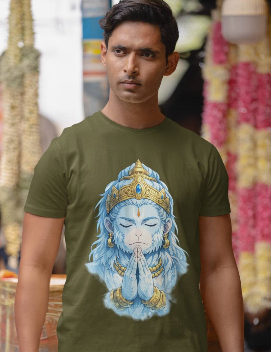 Hanuman with Folded Hands
