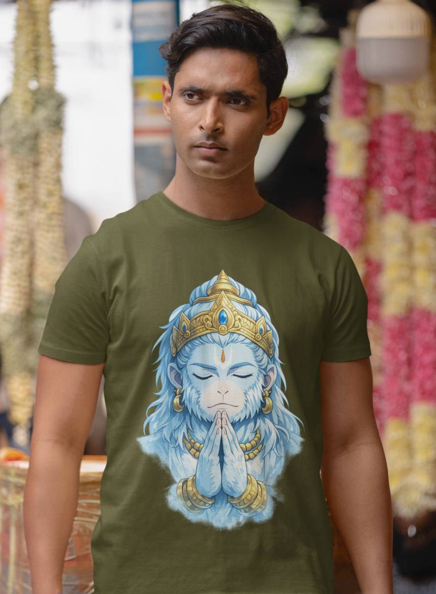 Hanuman with Folded Hands