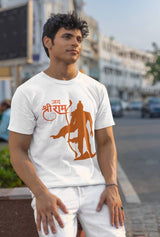 JaiShreeRam - Half Sleeve Round Neck T-Shirt-Men