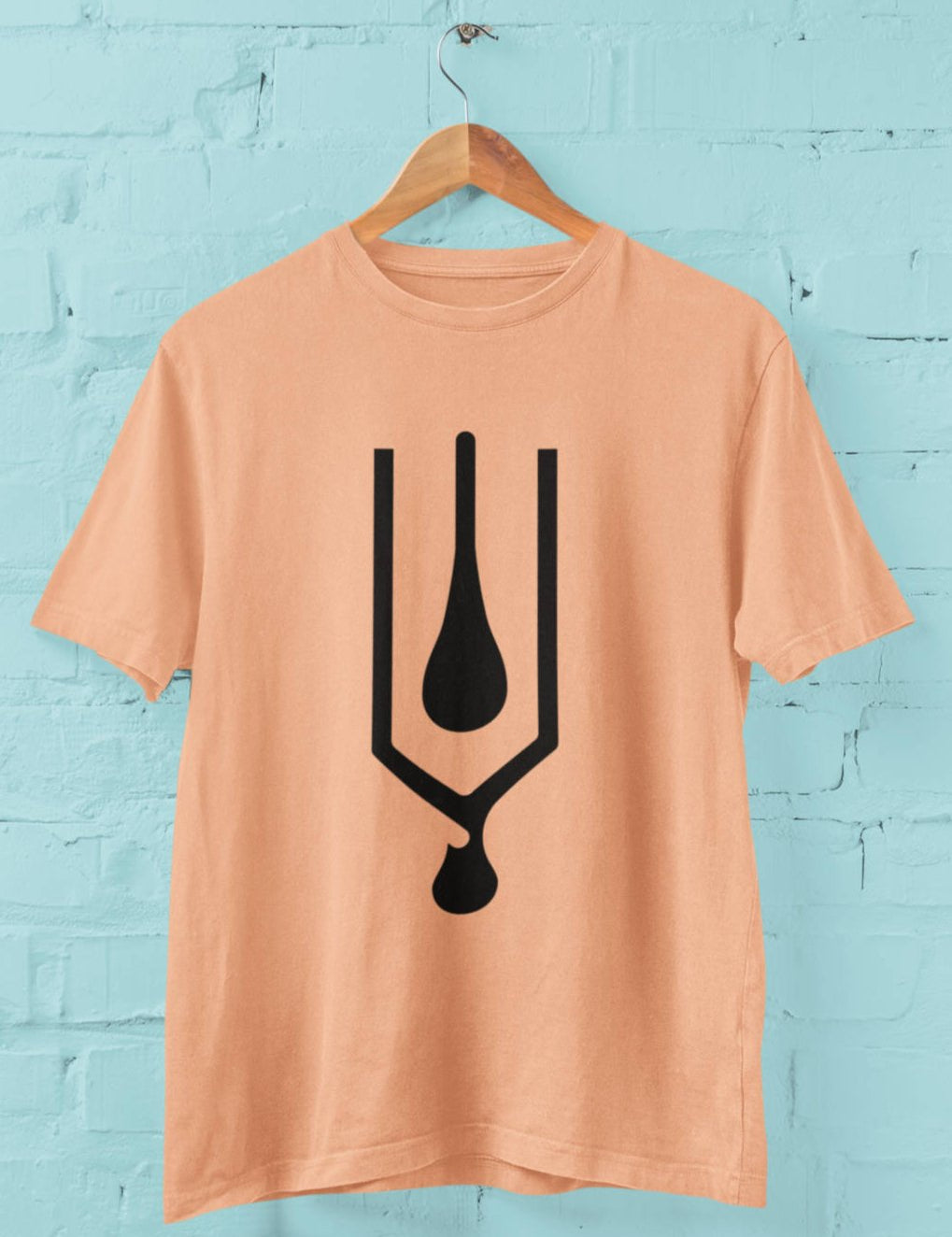 Krishna Tilak - Half Sleeve Round Neck T-Shirt For Men
