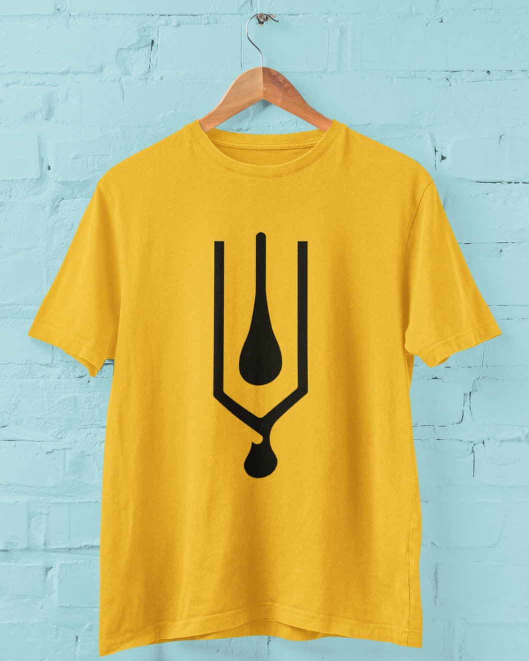 Krishna Tilak - Half Sleeve Round Neck T-Shirt For Men