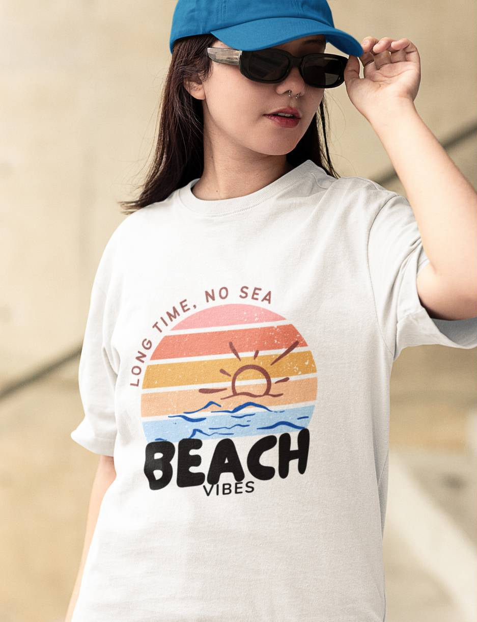 Long Time No See - Oversize Tshirt - White