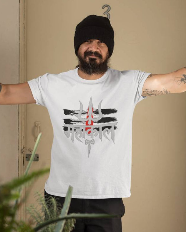 Mahakal - Half Sleeve Round Neck T-Shirt-Men
