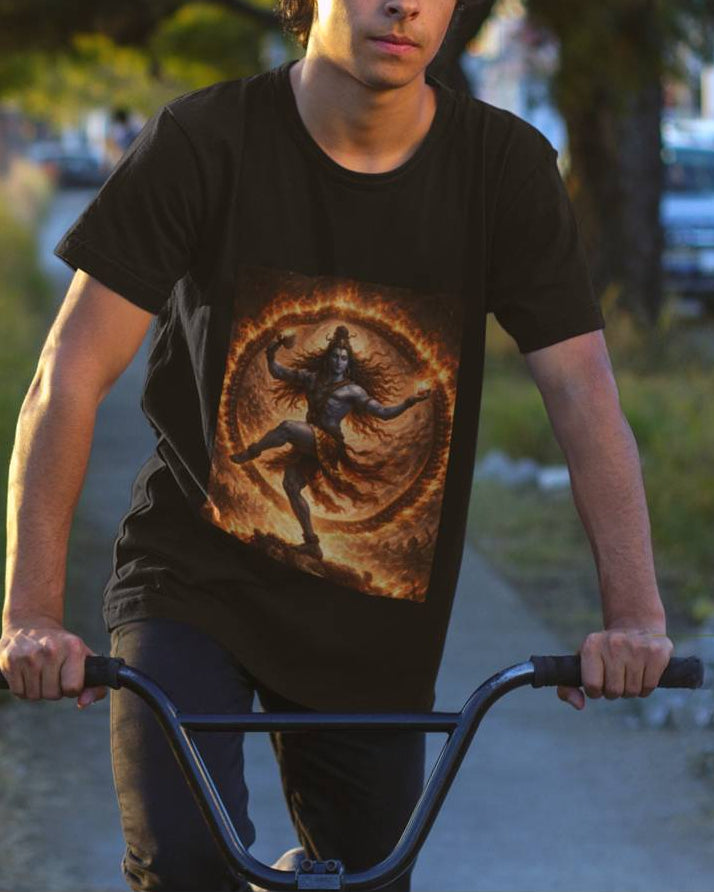 Nataraj - Half Sleeve Round Neck T-Shirt-Men
