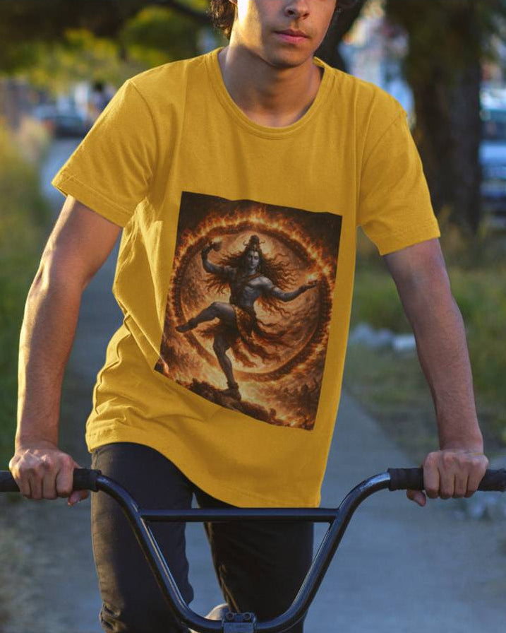 Nataraja_HalfSleeve_RoundNeck_Tshirt_Men_GoldenYellow.jpg