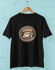 Perfectly Balanced like my cappucino - Half Sleeve Round Neck T-Shirt-Men