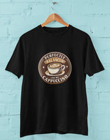 Perfectly Balanced like my cappucino - Half Sleeve Round Neck T-Shirt-Men