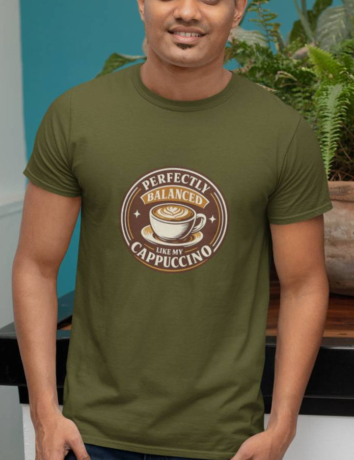 Perfectlybalancedlikemycappucino_HalfsleeveroundneckTshirt_OliveGreen_Men.jpg