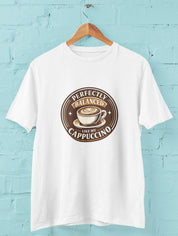 Perfectly Balanced like my cappucino - Half Sleeve Round Neck T-Shirt-Women