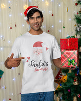Santa's Favorite - Half Sleeve T-Shirt For Men