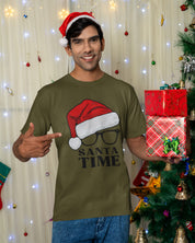 Santa Time - Half Sleeve T-Shirt For Men