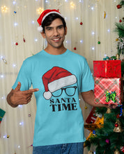 Santa Time - Half Sleeve T-Shirt For Men