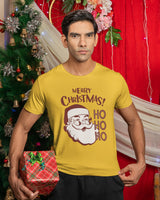 Merry Christmas Ho Ho Ho - Half Sleeve T-shirt For Men