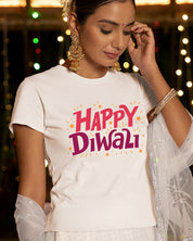 Happy Diwali  - Half Sleeve T-Shirt For Women