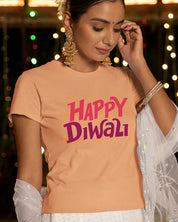 Happy Diwali  - Half Sleeve T-Shirt For Women