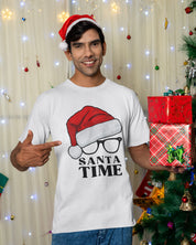 Santa Time - Half Sleeve T-Shirt For Men