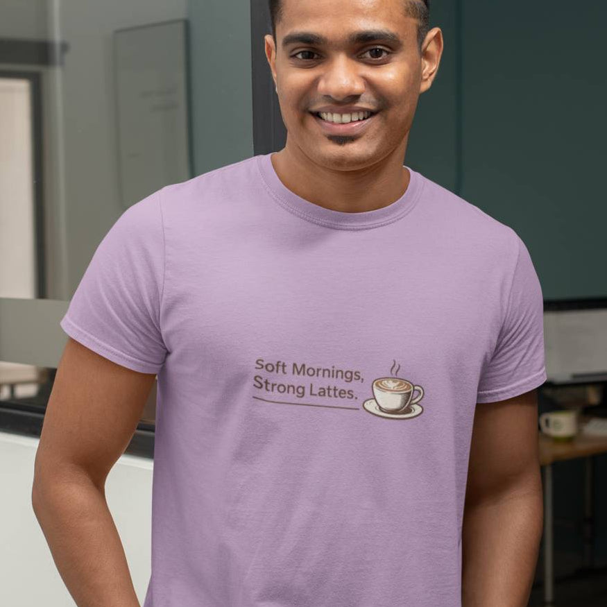 SoftMorningStrongLattes_HalfSleeveRoundNeck_Tshirt-Lavender-Men.jpg