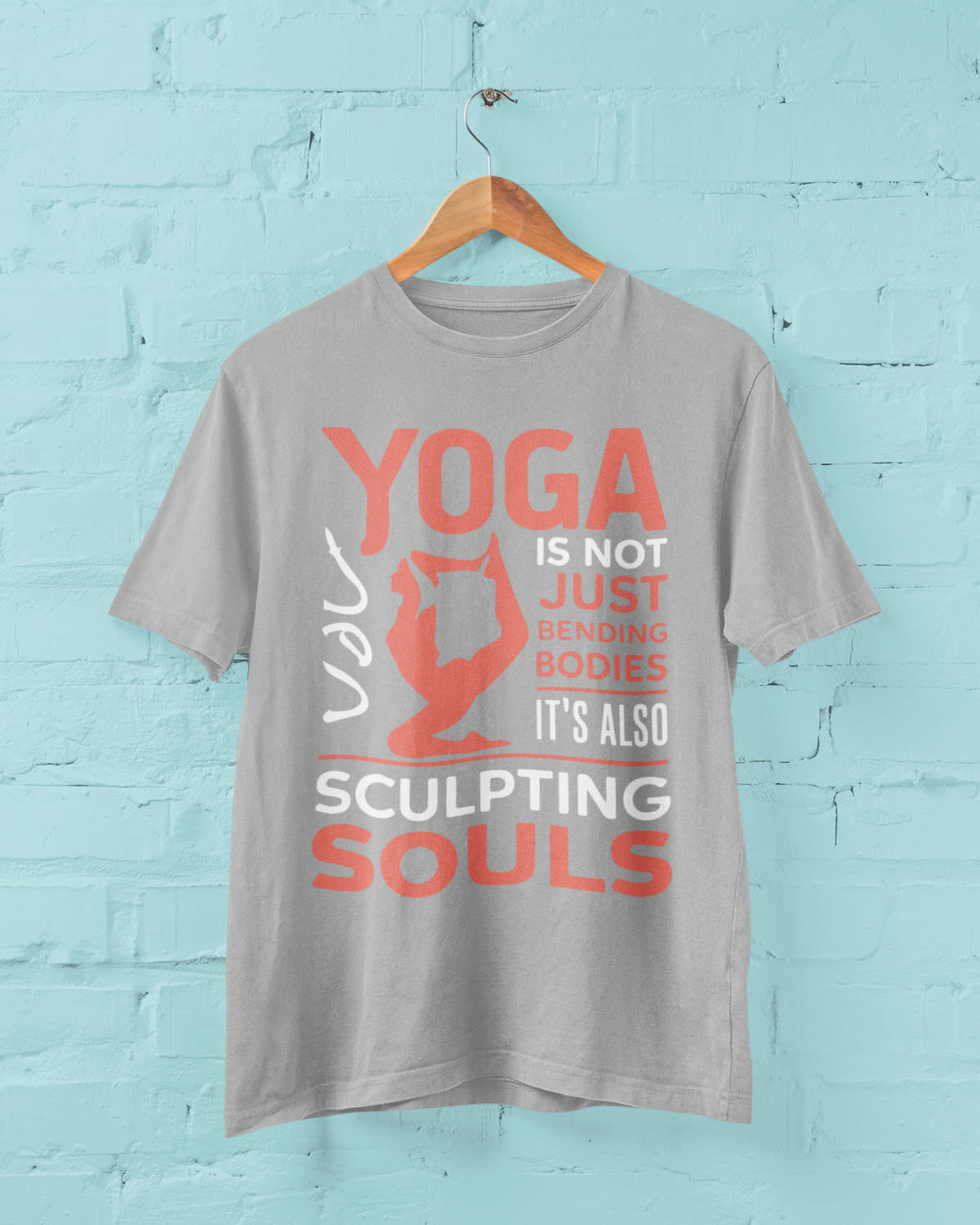 Yoga is not just Bending Bodies - Half Sleeve T-Shirt For Women