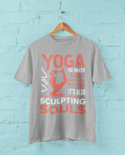 Yoga is not just Bending Bodies - Half Sleeve T-Shirt For Women