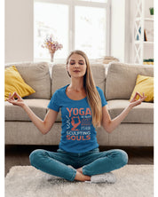 Yoga is not just Bending Bodies - Half Sleeve T-Shirt For Women