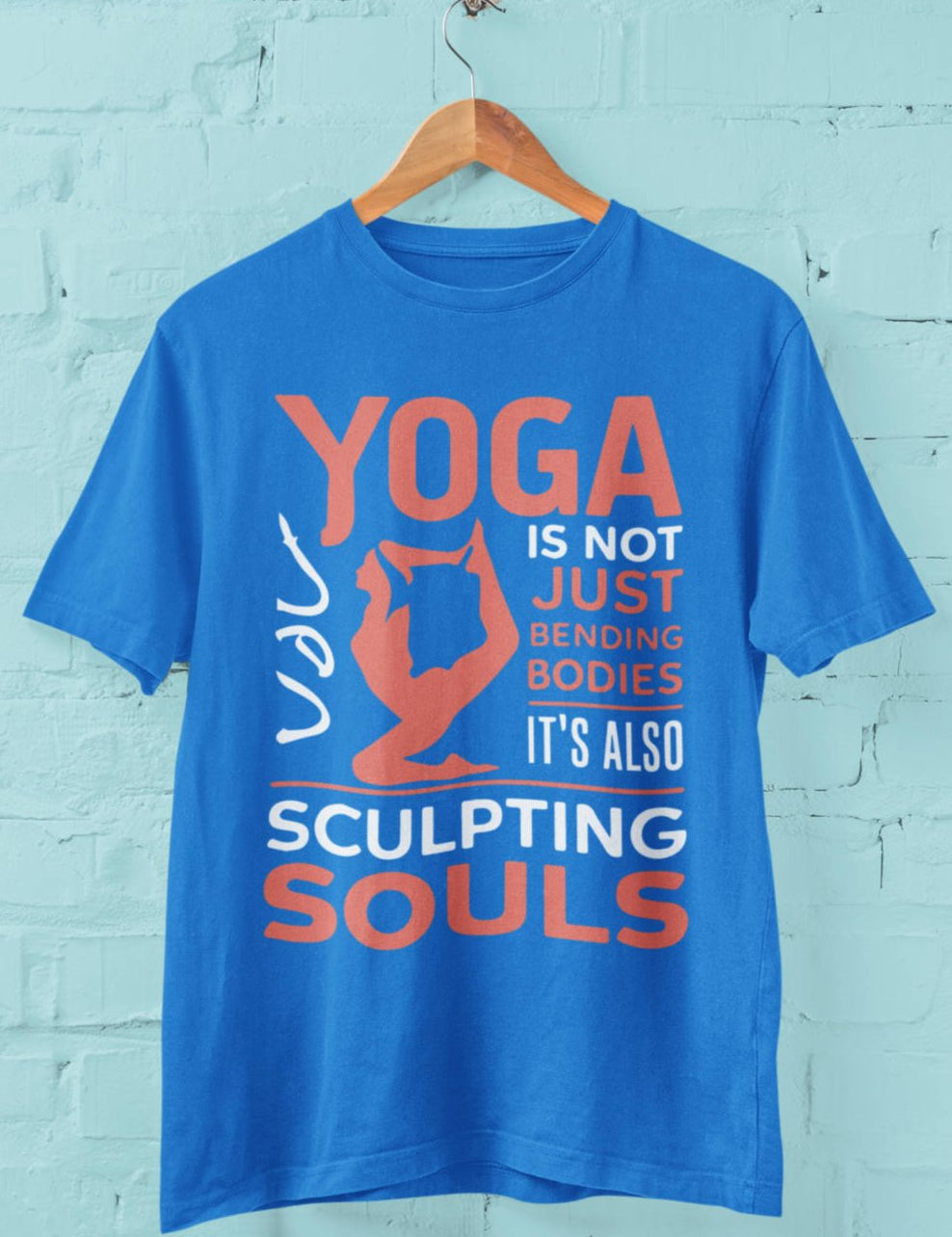 Yoga is not just Bending Bodies - Half Sleeve T-Shirt For Men