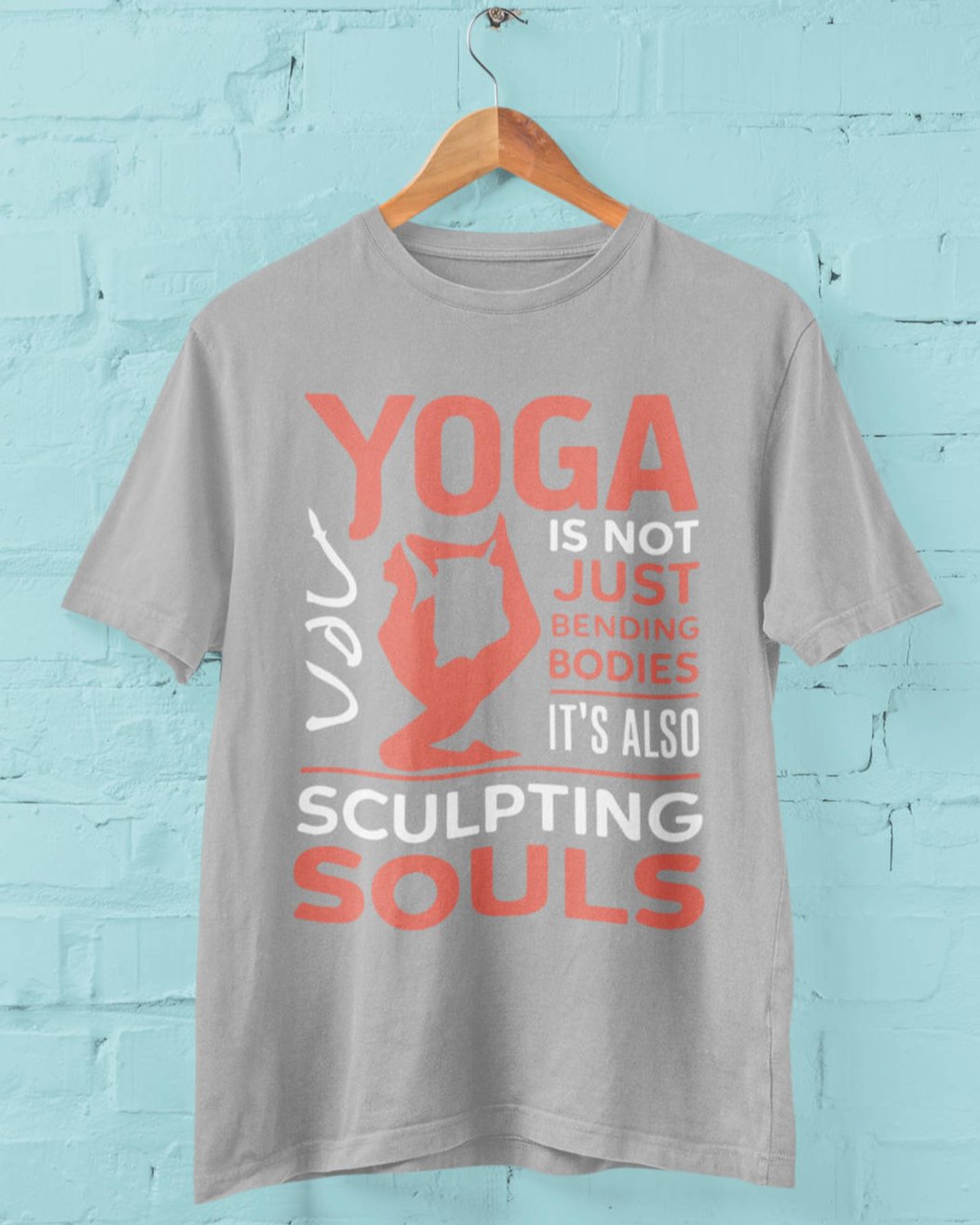 Yoga is not just Bending Bodies - Half Sleeve T-Shirt For Men