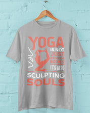 Yoga is not just Bending Bodies - Half Sleeve T-Shirt For Men